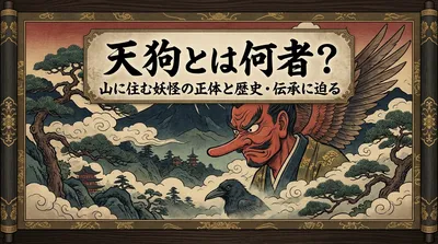 天狗とは何者？山に住む妖怪の正体と歴史・伝承に迫る