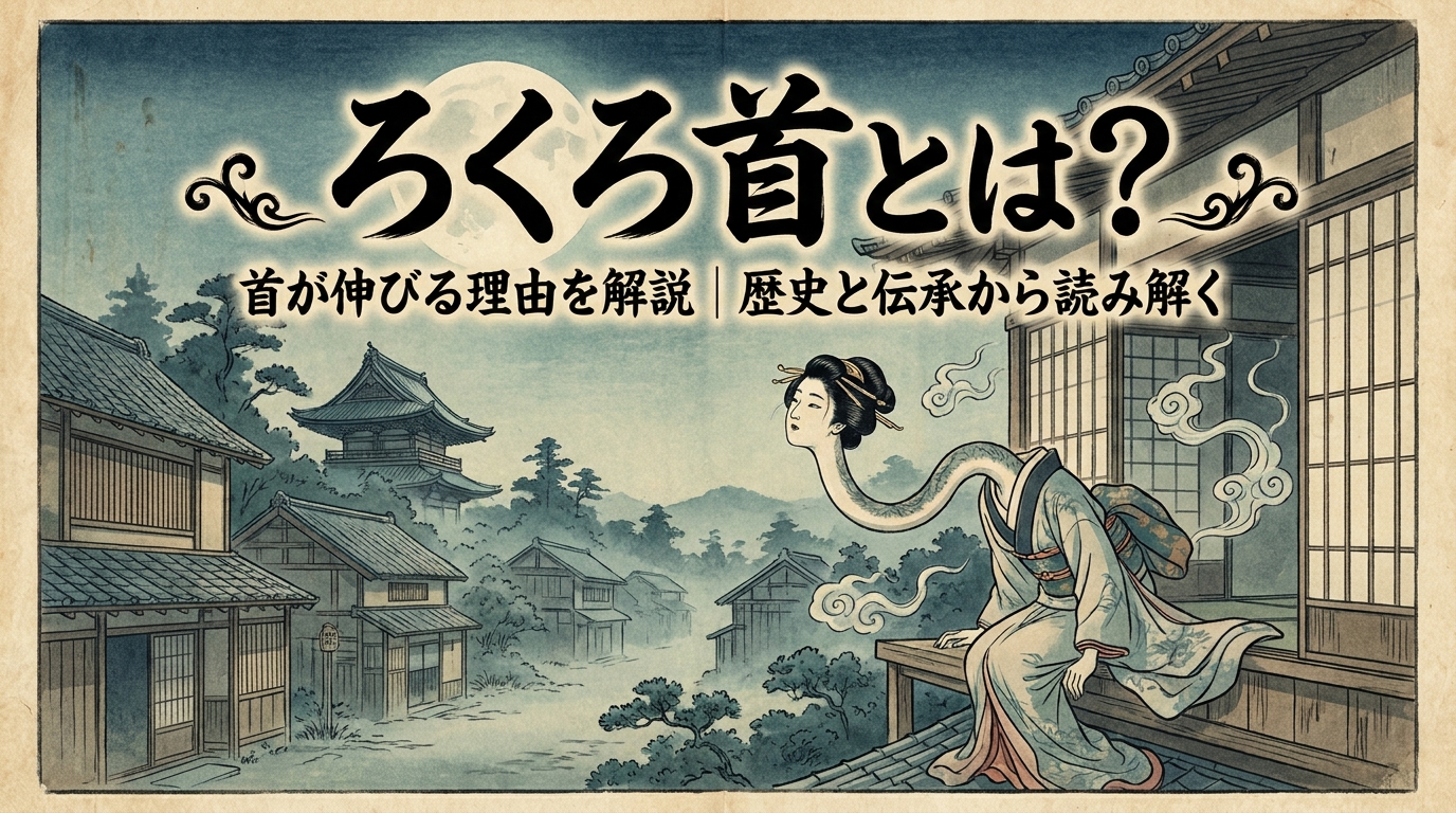 ろくろ首とは?首が伸びる理由を解説|歴史と伝承から読み解く