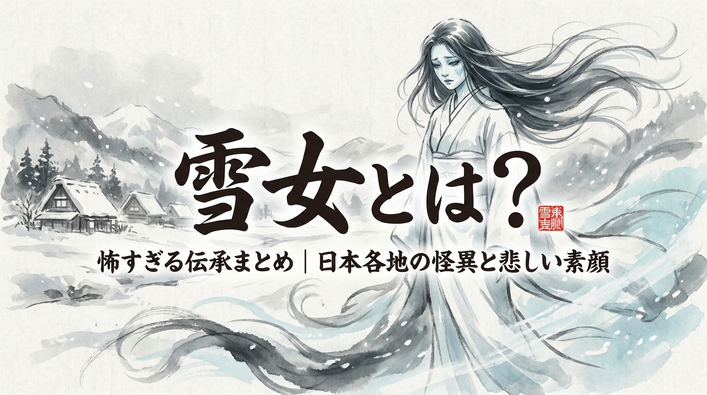 雪女とは？怖すぎる伝承まとめ｜日本各地の怪異と悲しい素顔