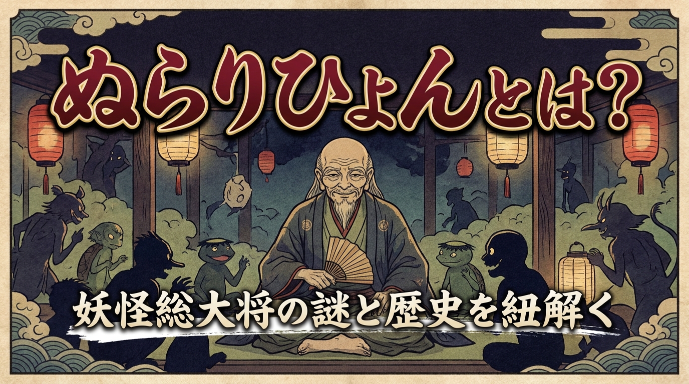ぬらりひょんとは？妖怪総大将の謎と歴史を紐解く