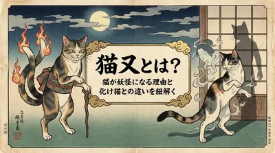 猫又とは？猫が妖怪になる理由と化け猫との違いを紐解く
