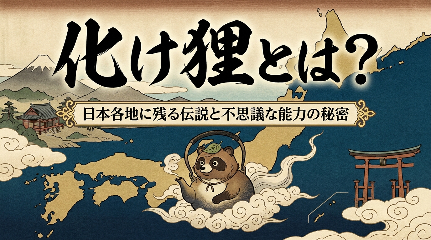 化け狸とは?日本各地に残る伝説と不思議な能力の秘密