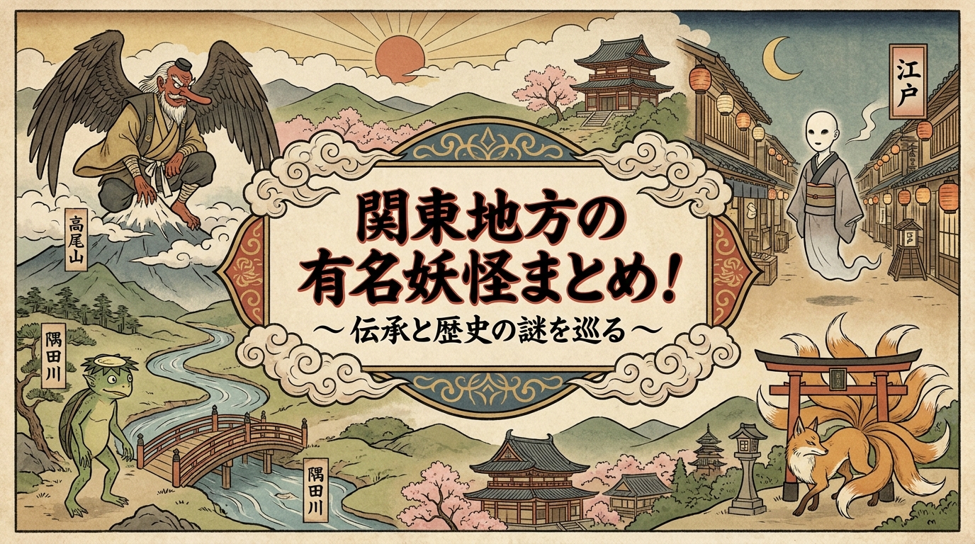 関東地方の有名妖怪まとめ！伝承と歴史の謎を巡る