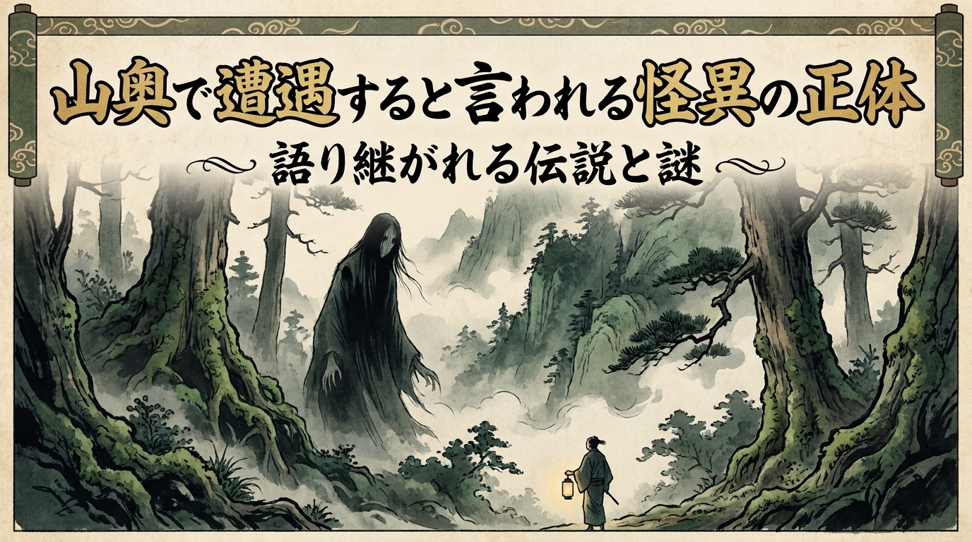 山奥で遭遇すると言われる怪異の正体。語り継がれる伝説と謎