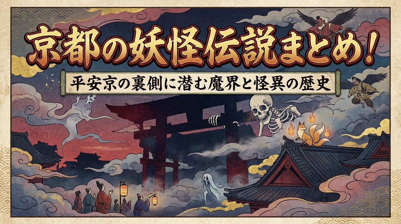 京都の妖怪伝説まとめ!平安京の裏側に潜む魔界と怪異の歴史