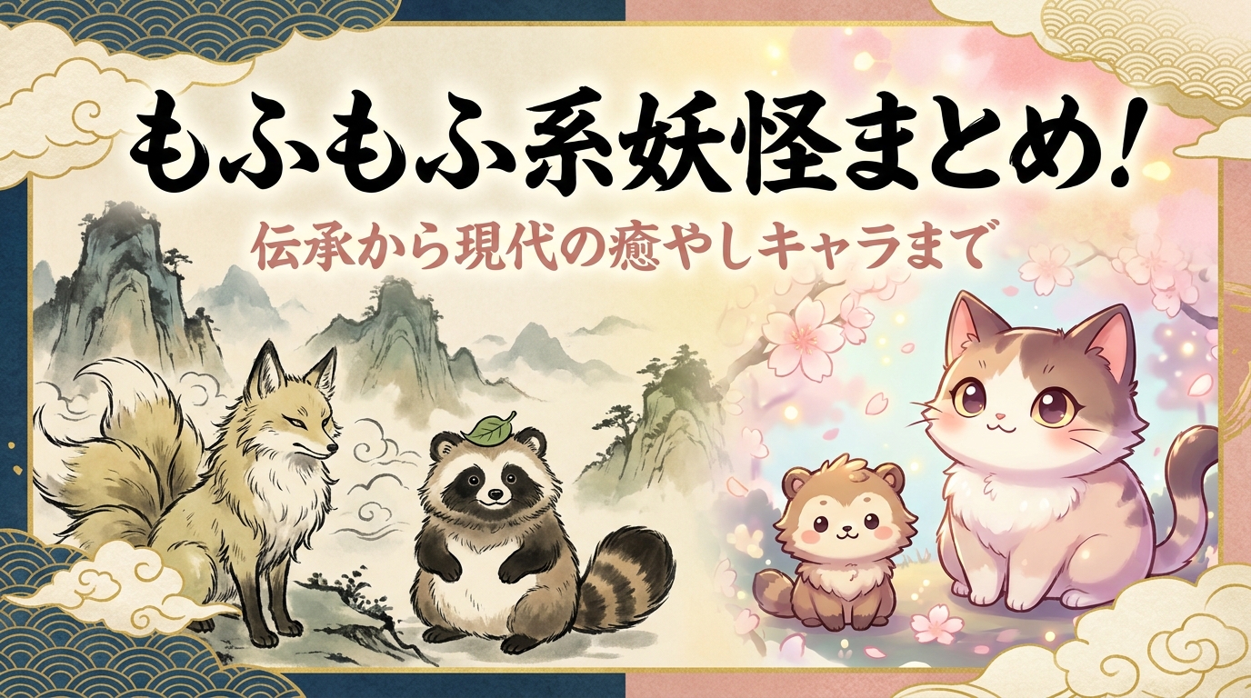 もふもふ系妖怪まとめ！伝承から現代の癒やしキャラまで