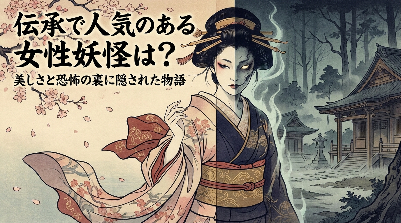 伝承で人気のある女性妖怪は？美しさと恐怖の裏に隠された物語