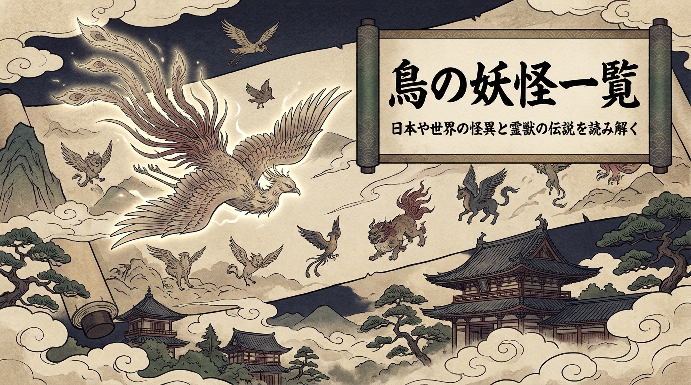 鳥の妖怪一覧|日本や世界の怪異と霊獣の伝説を読み解く