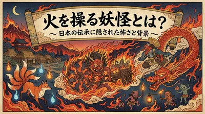 火を操る妖怪とは？日本の伝承に隠された怖さと背景