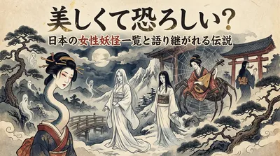 美しくて恐ろしい？日本の女性妖怪一覧と語り継がれる伝説