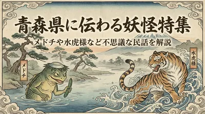 青森県に伝わる妖怪特集｜メドチや水虎様など不思議な民話を解説