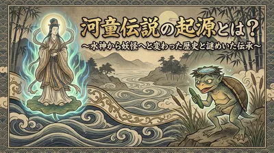 河童伝説の起源とは？水神から妖怪へと変わった歴史と謎めいた伝承