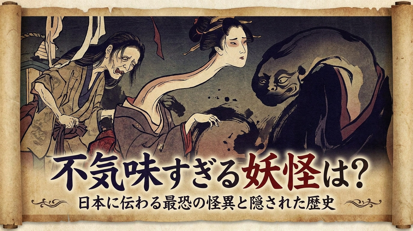不気味すぎる妖怪は？日本に伝わる最恐の怪異と隠された歴史