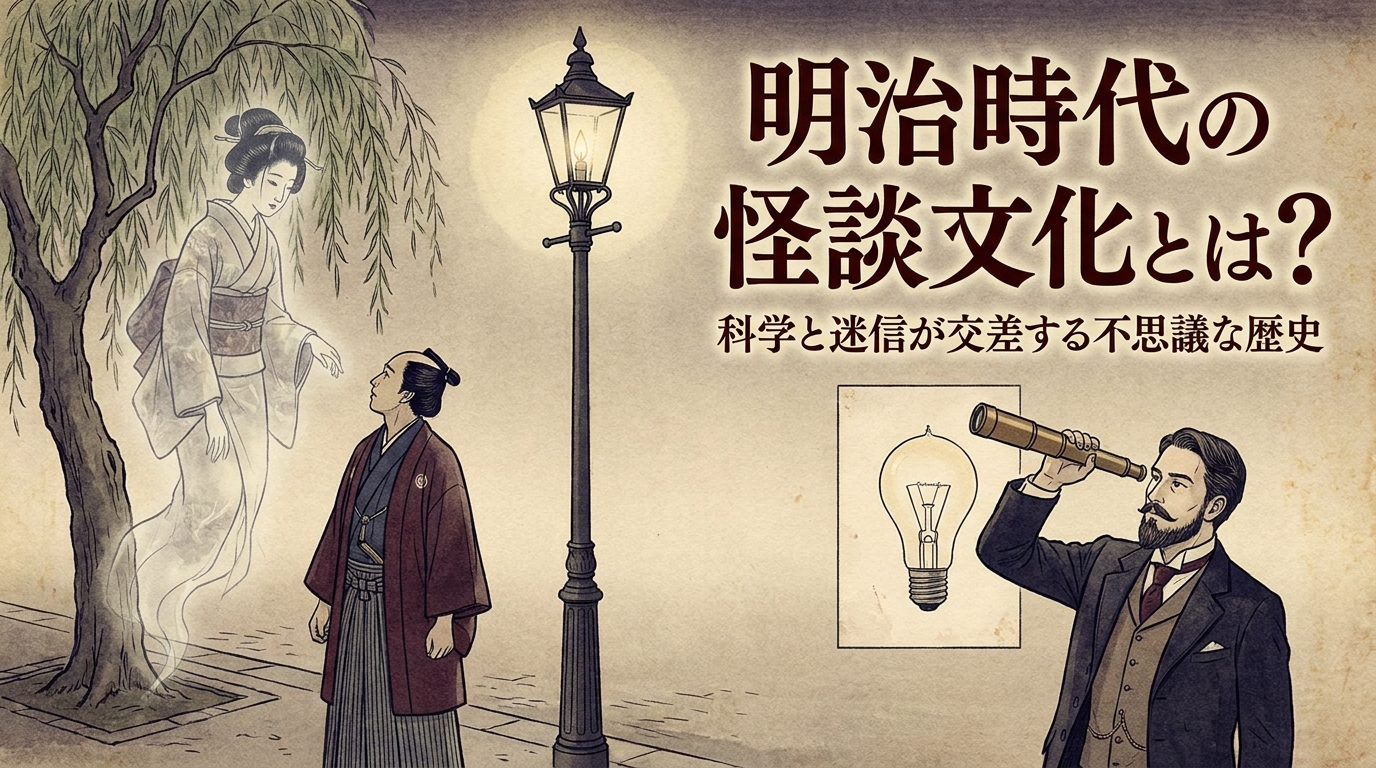 明治時代の怪談文化とは?科学と迷信が交差する不思議な歴史