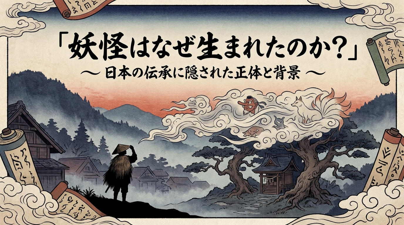 「妖怪はなぜ生まれたのか?」日本の伝承に隠された正体と背景
