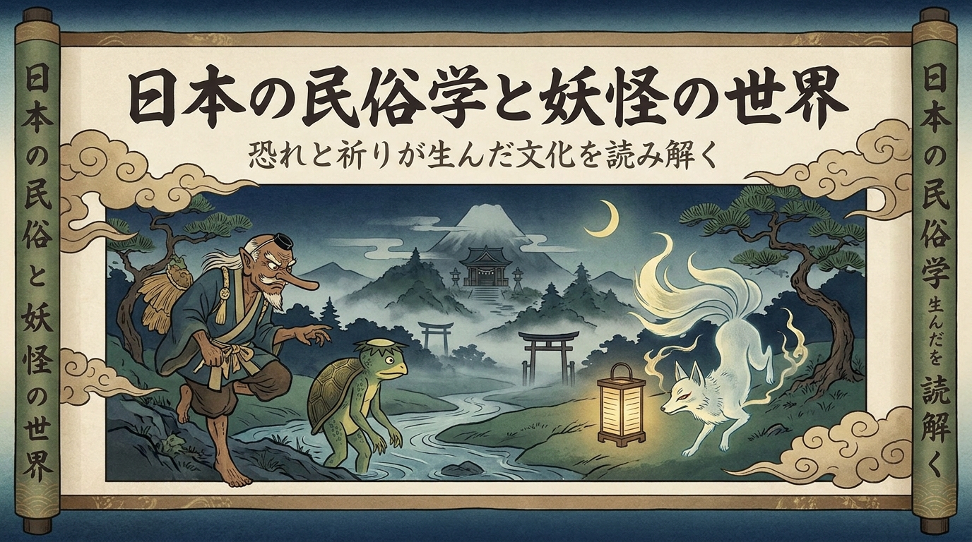 日本の民俗学と妖怪の世界。恐れと祈りが生んだ文化を読み解く