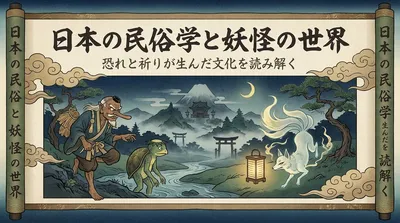 日本の民俗学と妖怪の世界。恐れと祈りが生んだ文化を読み解く