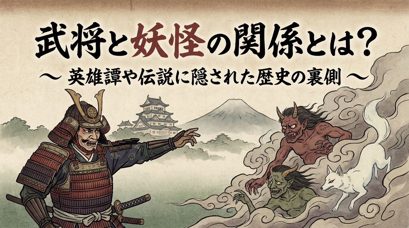 武将と妖怪の関係とは？英雄譚や伝説に隠された歴史の裏側