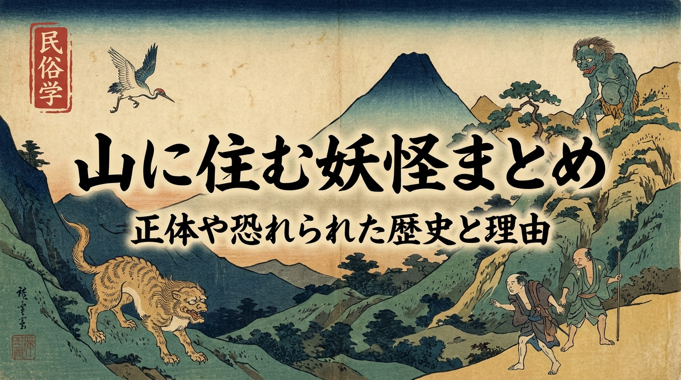 【民俗学】山に住む妖怪まとめ|正体や恐れられた歴史と理由