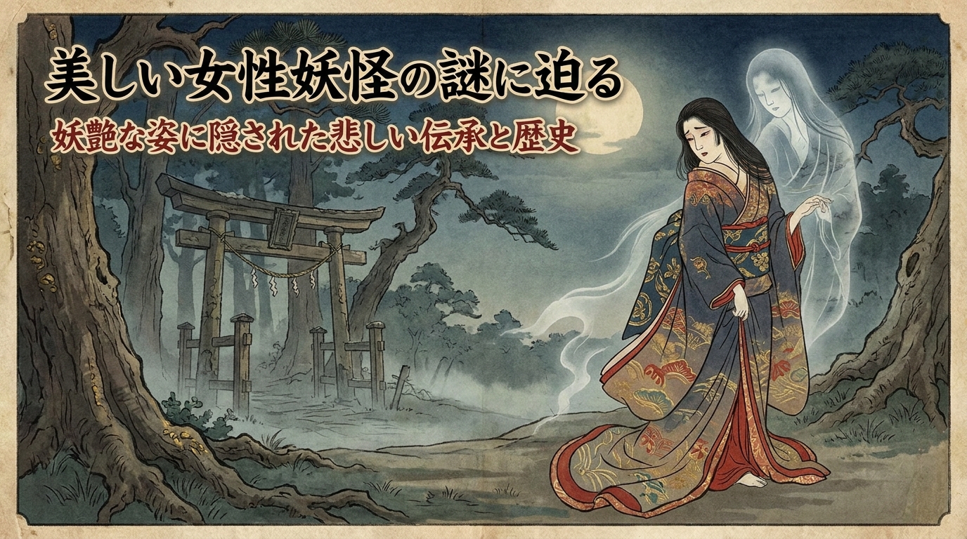 美しい女性妖怪の謎に迫る。妖艶な姿に隠された悲しい伝承と歴史