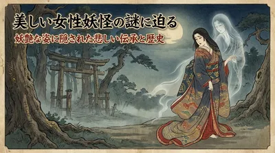 美しい女性妖怪の謎に迫る。妖艶な姿に隠された悲しい伝承と歴史