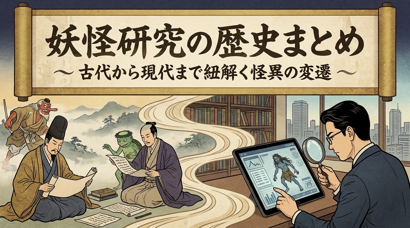 妖怪研究の歴史まとめ｜古代から現代まで紐解く怪異の変遷