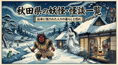 秋田県の妖怪・怪談一覧｜伝承に隠された人々の暮らしと恐れの理由