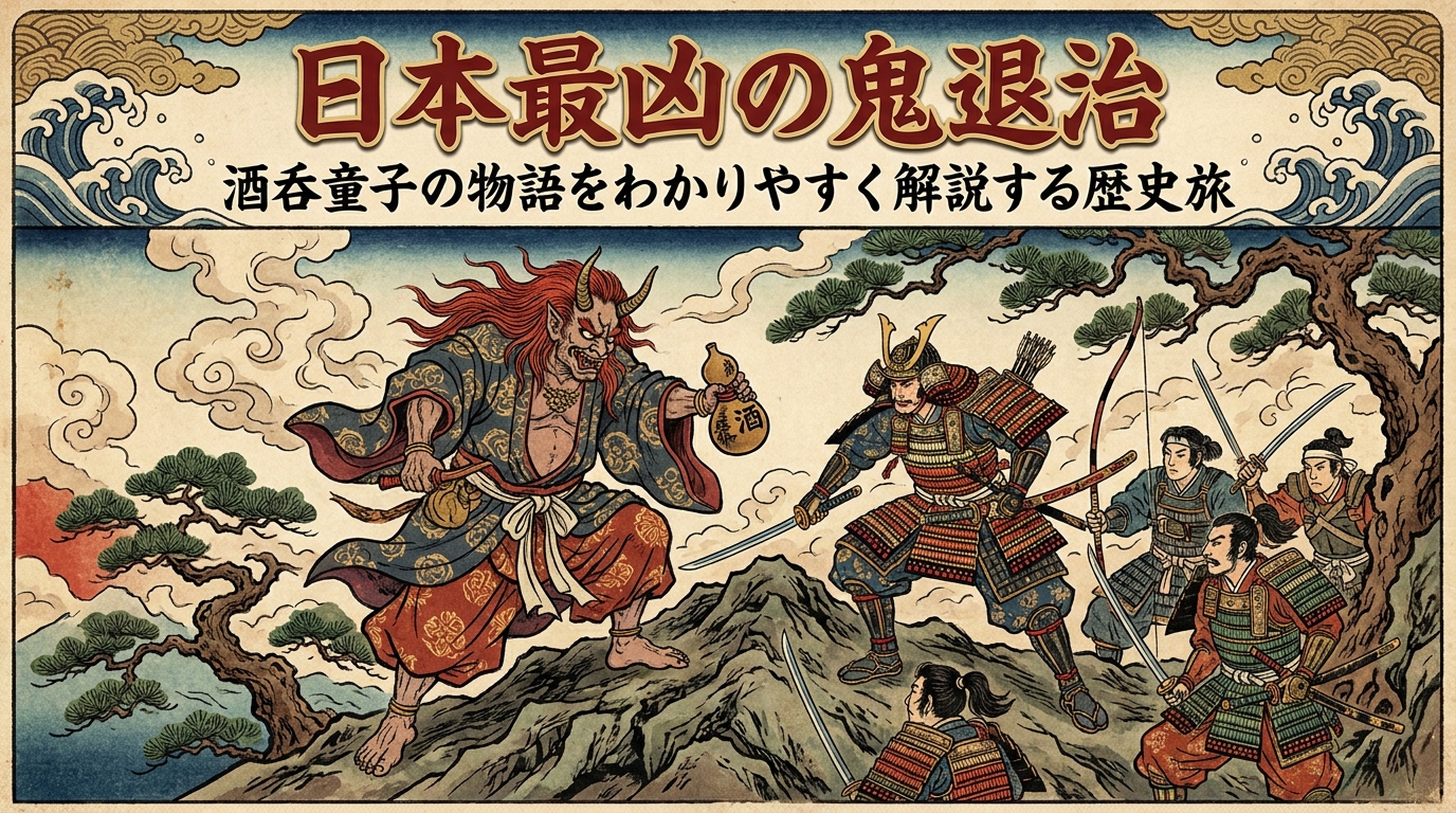 日本最凶の鬼退治。酒呑童子の物語をわかりやすく解説する歴史旅