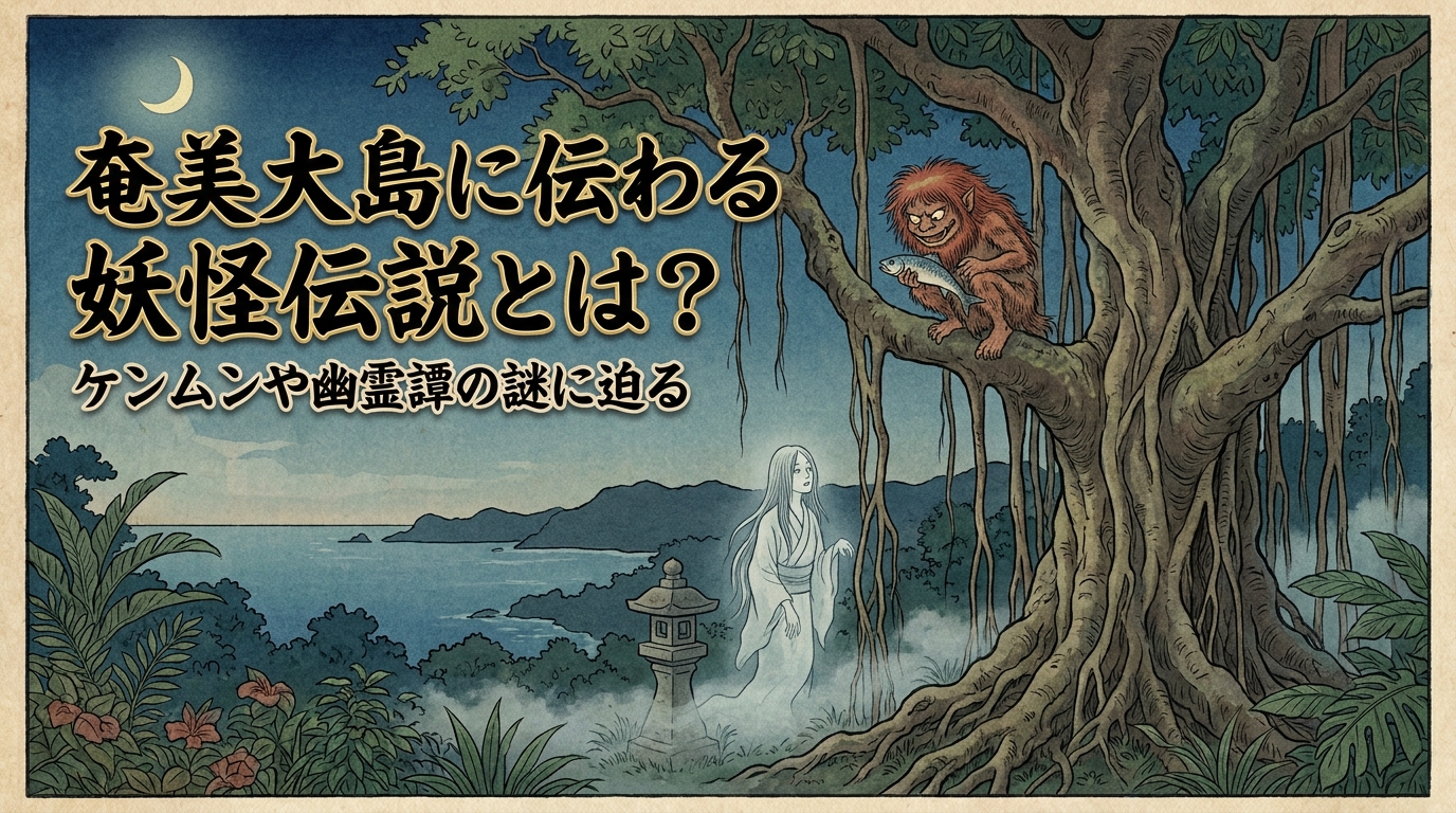 奄美大島に伝わる妖怪伝説とは?ケンムンや幽霊譚の謎に迫る