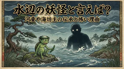 水辺の妖怪と言えば？河童や海坊主の伝承と怖い理由