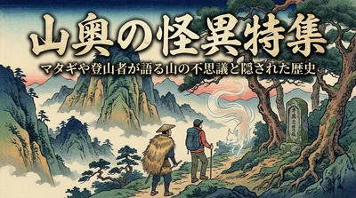山奥の怪異特集｜マタギや登山者が語る山の不思議と隠された歴史