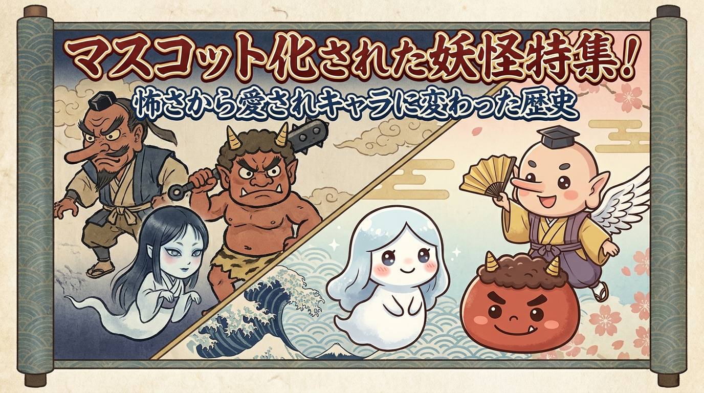マスコット化された妖怪特集！怖さから愛されキャラに変わった歴史