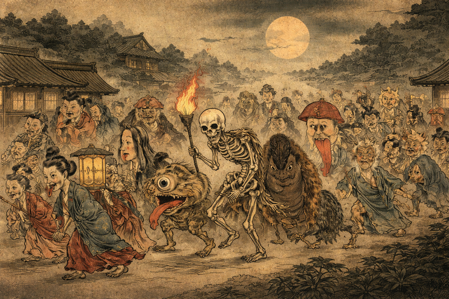 妖怪絵巻とは？描かれた怪異と作品の種類