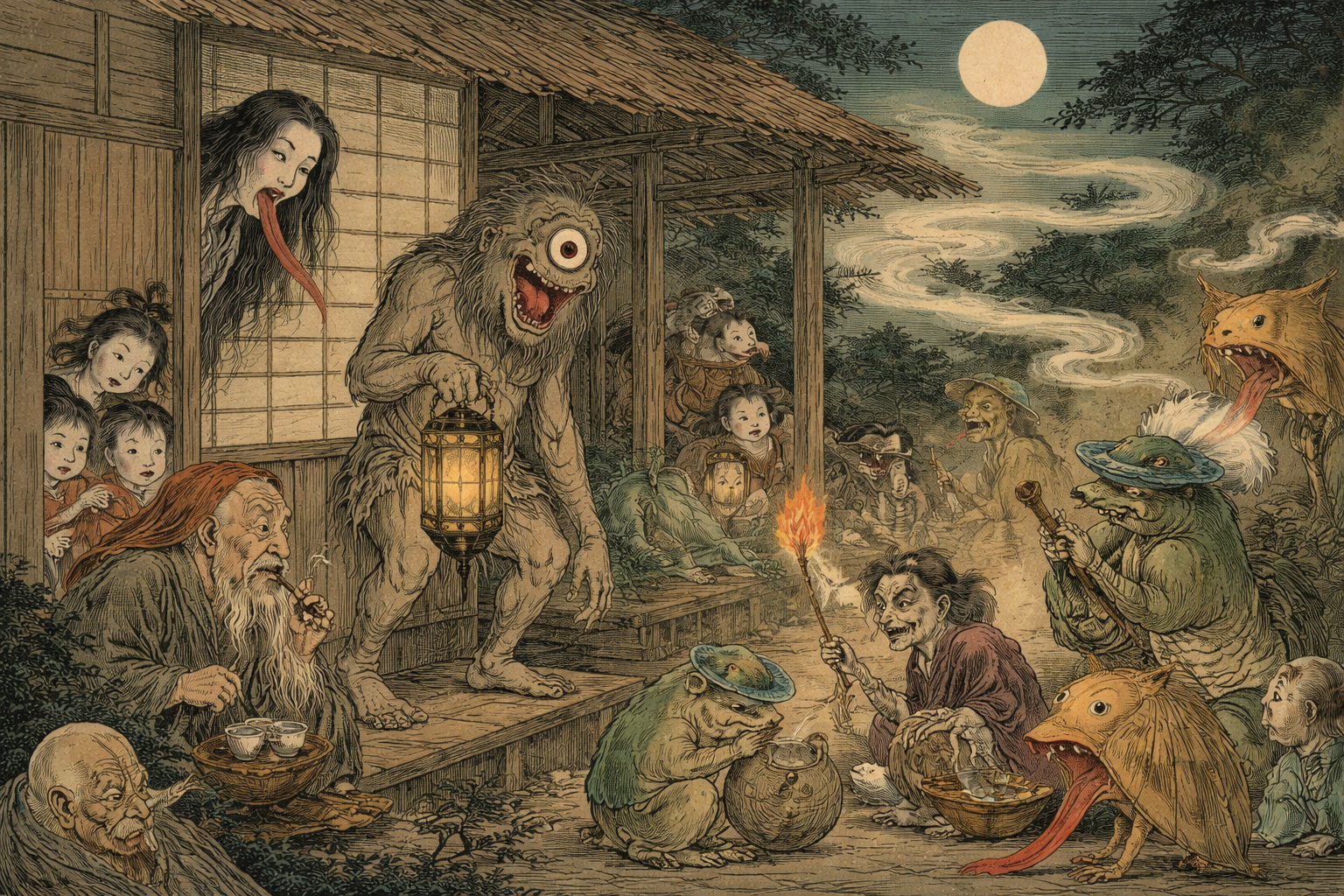 江戸時代の妖怪文化とは？描かれた妖怪たちの姿