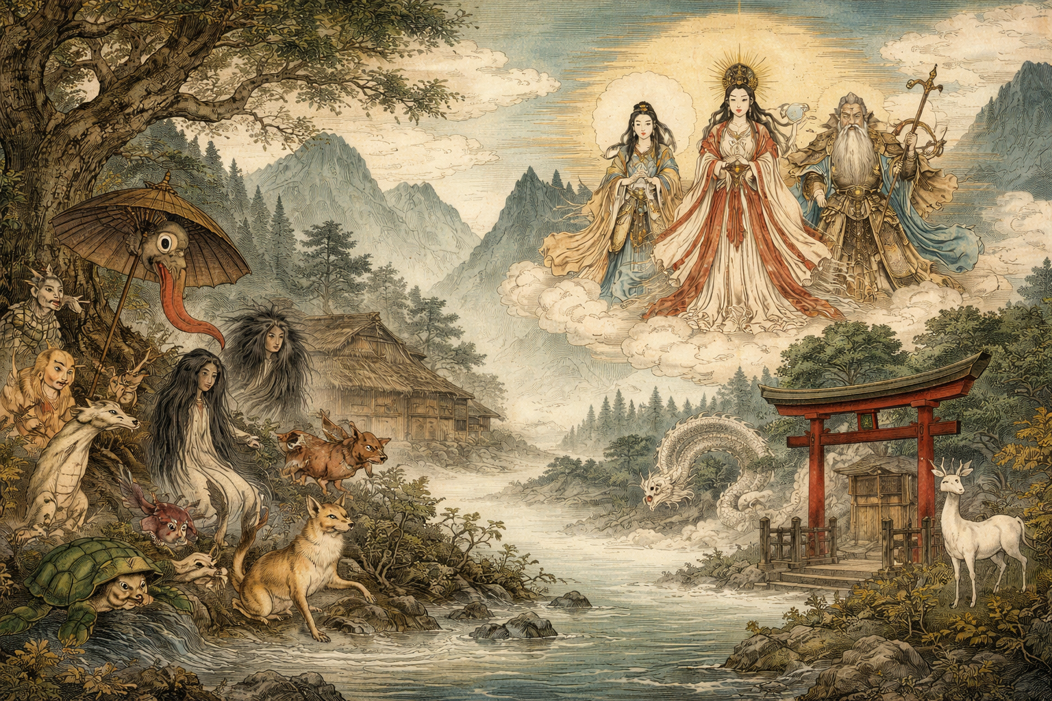 妖怪と神様の違いとは？その基本的な定義